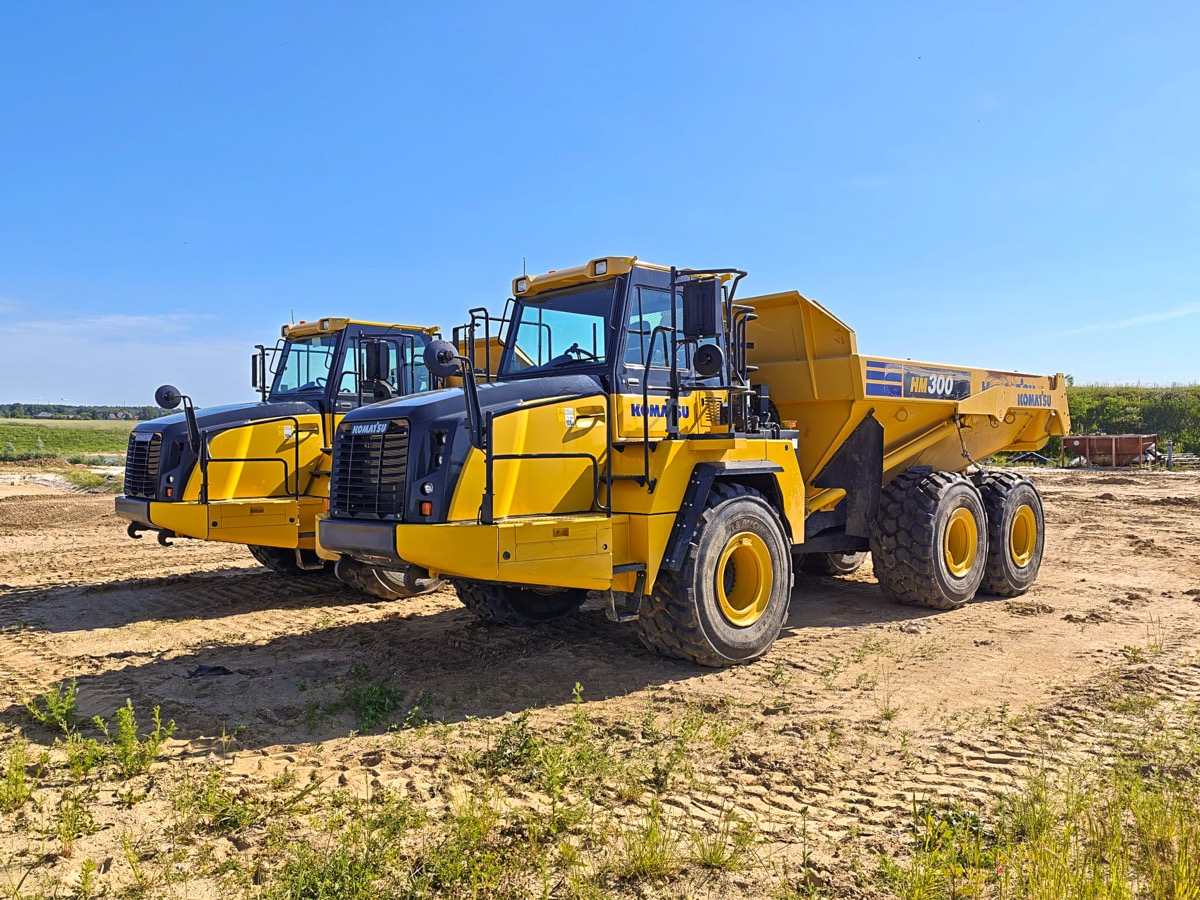 Komatsu HM300 detal 6