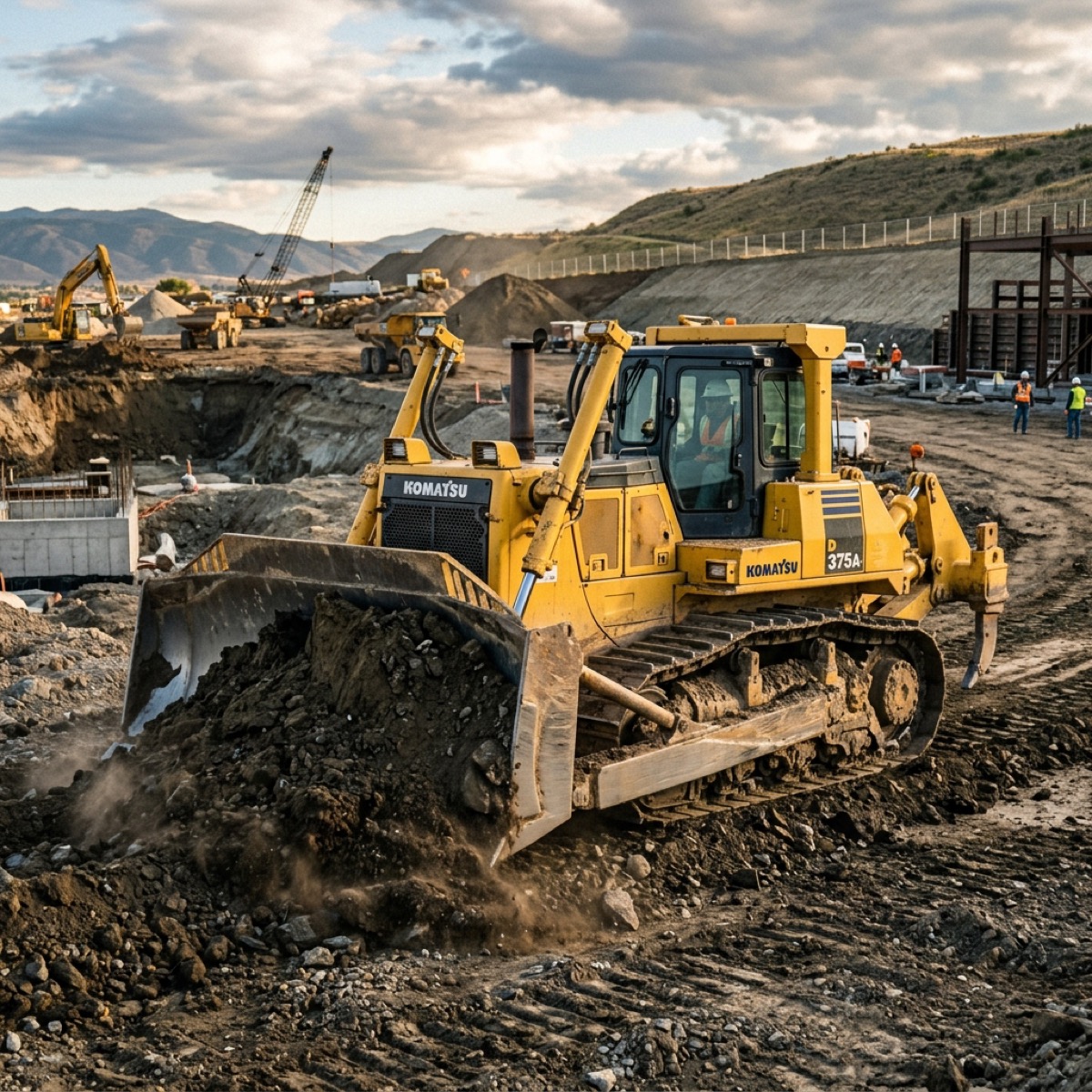 Spycharka Komatsu D61PX