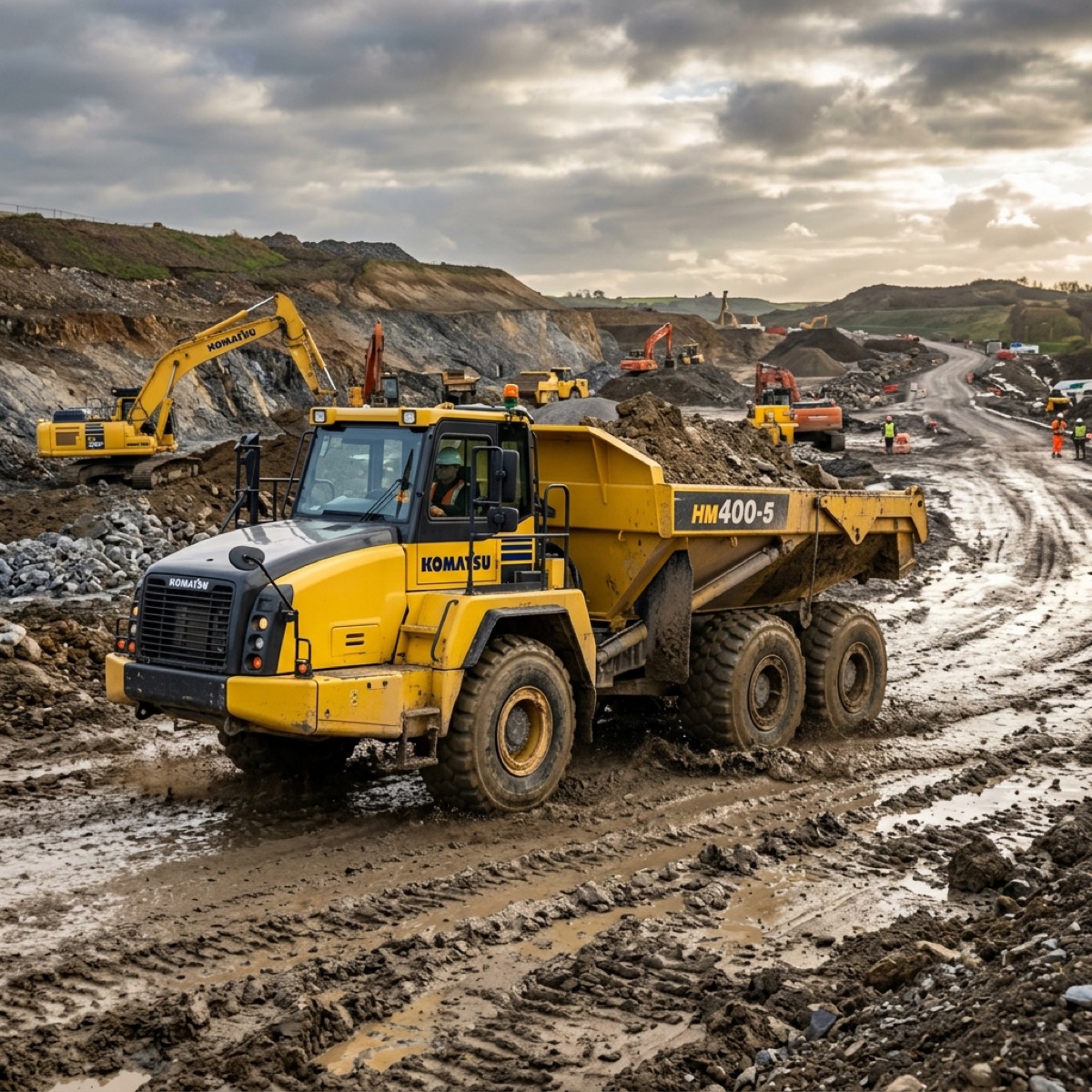 Wozidło Komatsu HM300